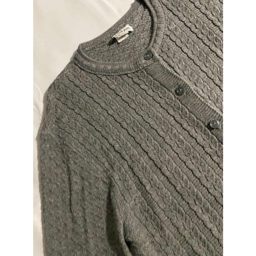 Vintage Cuddle Knit Cable Knit Sweater Cardigan View 6